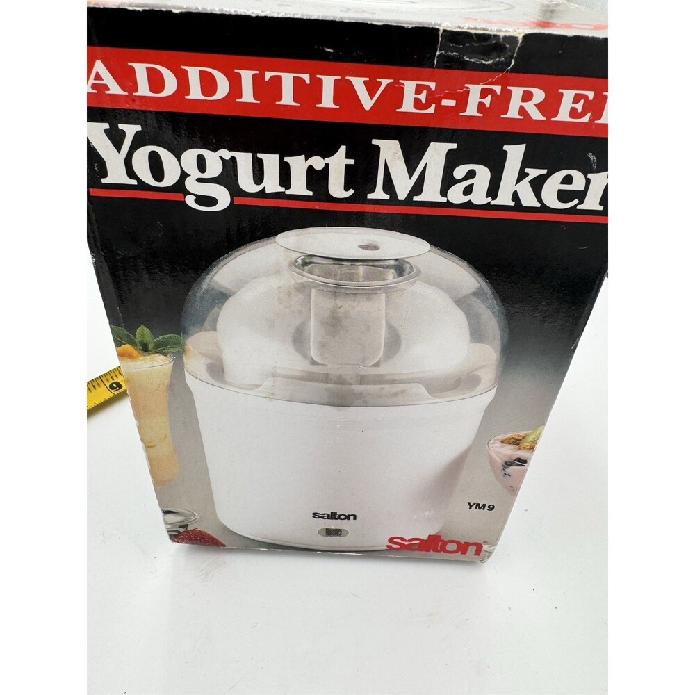 Salton YM9 1 Quart Yogurt Maker Addictive Free Opened Box Complete In Box